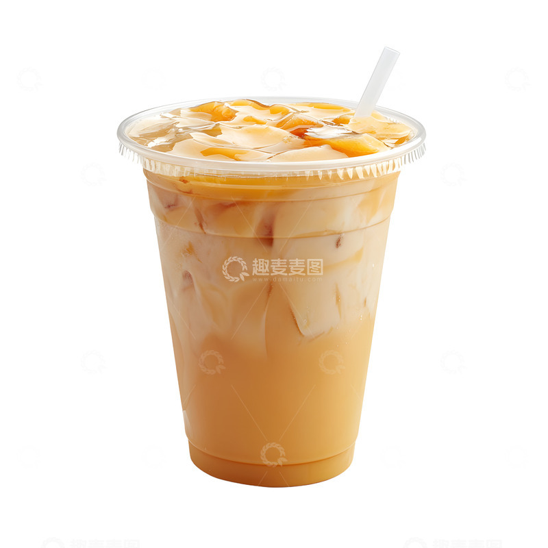 高清大图下载【趣麦麦图】奶茶椰果奶茶