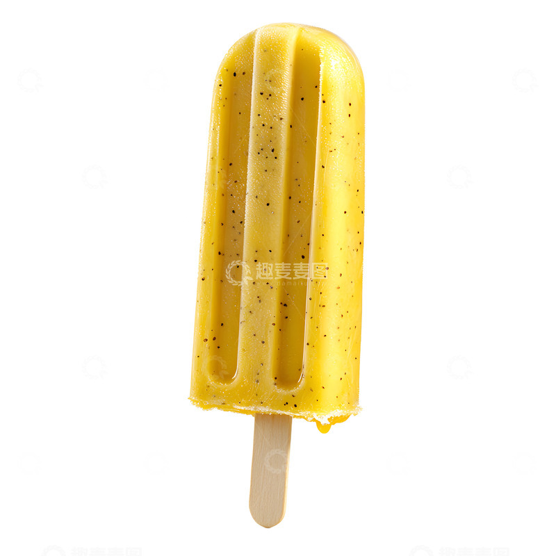 高清大图下载【趣麦麦图】香蕉冰淇淋雪糕