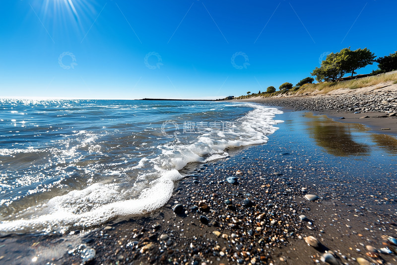 高清大图下载【趣麦麦图】海边近景摄影素材