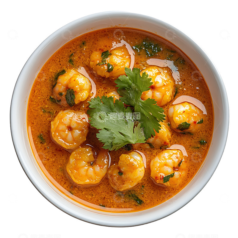 高清大图下载【趣麦麦图】咖喱虾美食美味