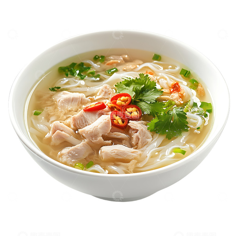 高清大图下载【趣麦麦图】鸡肉米线美食