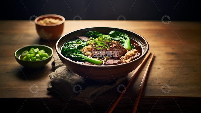 高清大图下载【趣麦麦图】牛肉拉面菜品