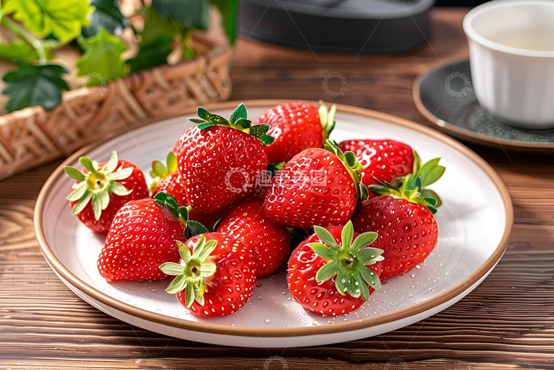 高清大图下载【趣麦麦图】新鲜的红色草莓