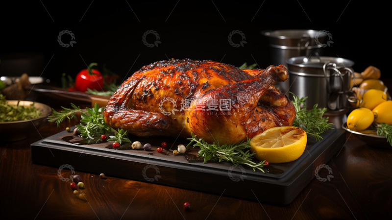 高清大图下载【趣麦麦图】烧鸡烤鸡菜品