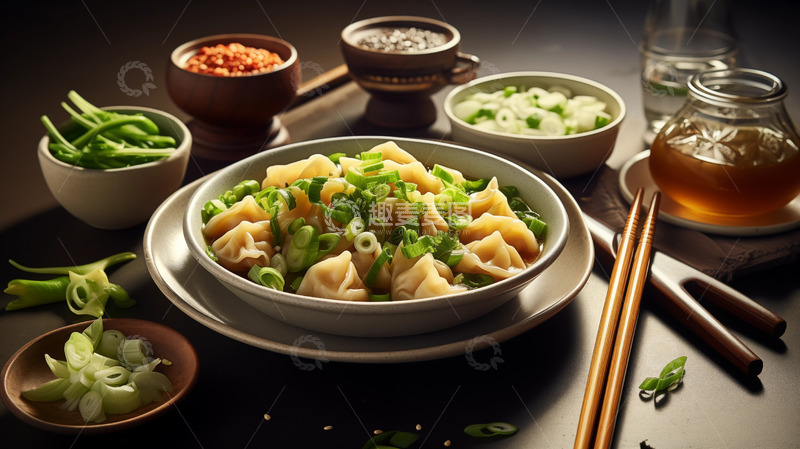 高清大图下载【趣麦麦图】中餐水饺菜品