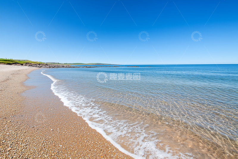 高清大图下载【趣麦麦图】海岸线沙滩摄影2