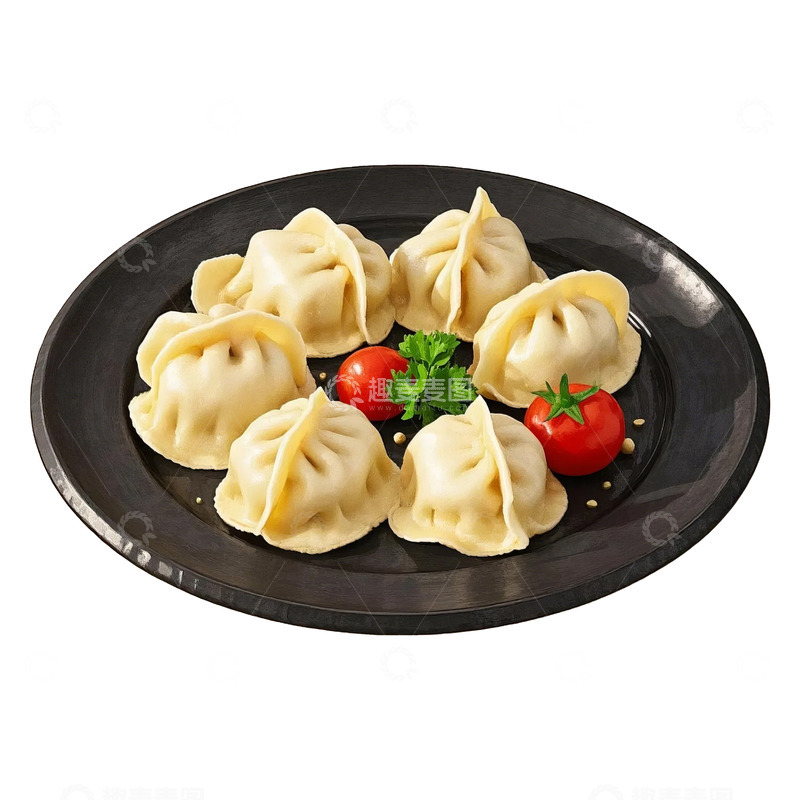 高清大图下载【趣麦麦图】蒸饺饺子春节新春