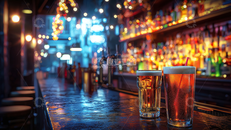 高清大图下载【趣麦麦图】酒吧酒水啤酒