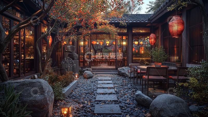 高清大图下载【趣麦麦图】中式传统建筑