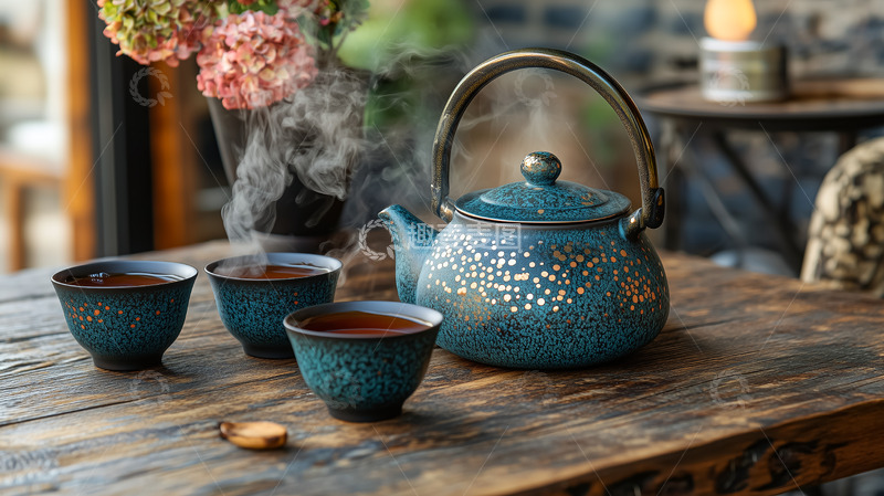 高清大图下载【趣麦麦图】中式茶艺茶文化茶具