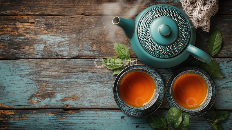 高清大图下载【趣麦麦图】茶文化陶瓷茶具