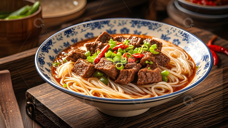 高清大图下载【趣麦麦图】米粉经典麻辣美味中式风情