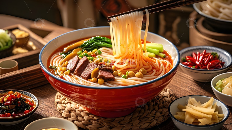 高清大图下载【趣麦麦图】桂林米粉经典地方特色美味