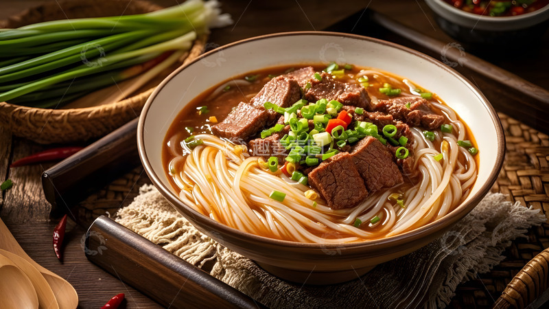 高清大图下载【趣麦麦图】麻辣米粉地方特色经典风味