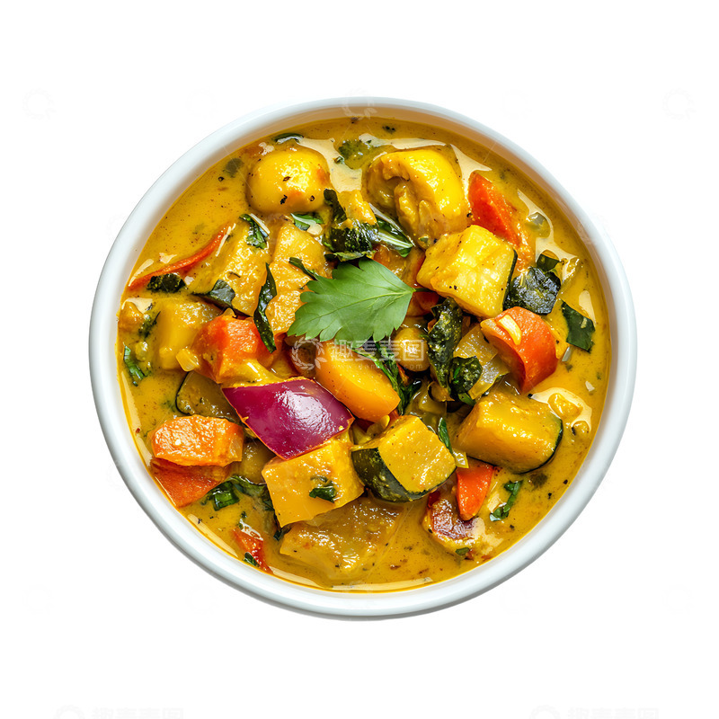 高清大图下载【趣麦麦图】美味的素咖喱美食