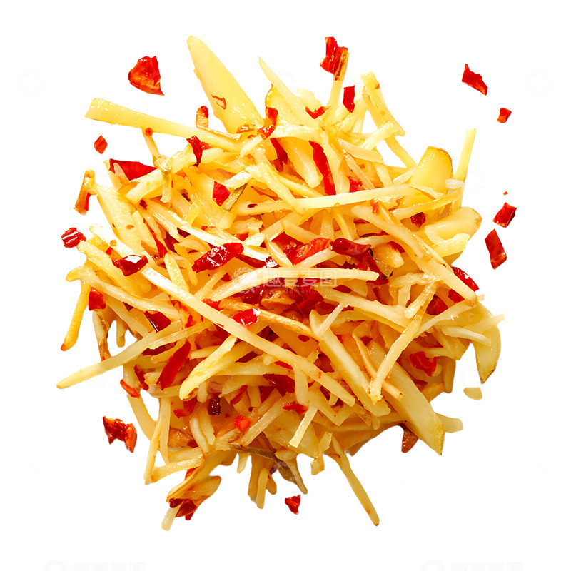 高清大图下载【趣麦麦图】麻辣土豆丝美食中餐