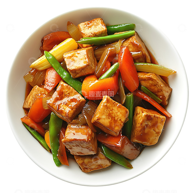 高清大图下载【趣麦麦图】美味的家常豆腐