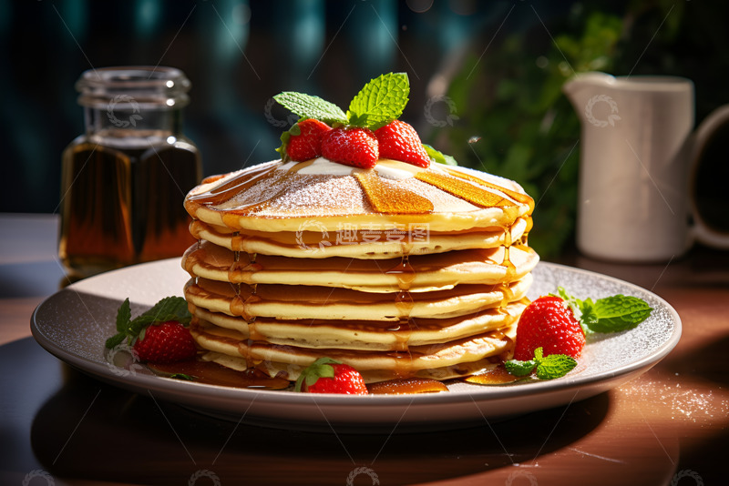 高清大图下载【趣麦麦图】蜂蜜草莓铜锣烧