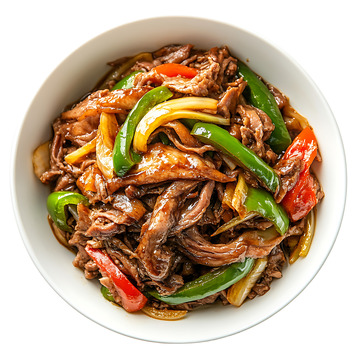 青椒炒鸭肉丝