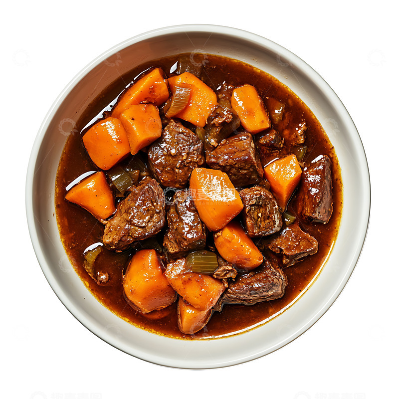 高清大图下载【趣麦麦图】一大碗牛肉炖萝卜
