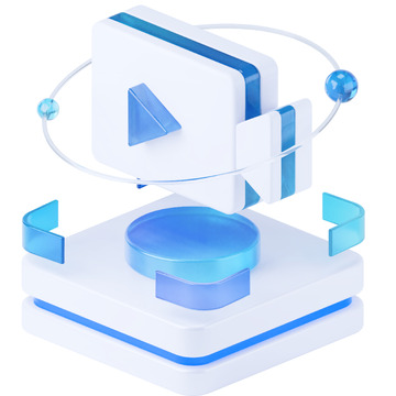 3D图标视频播放