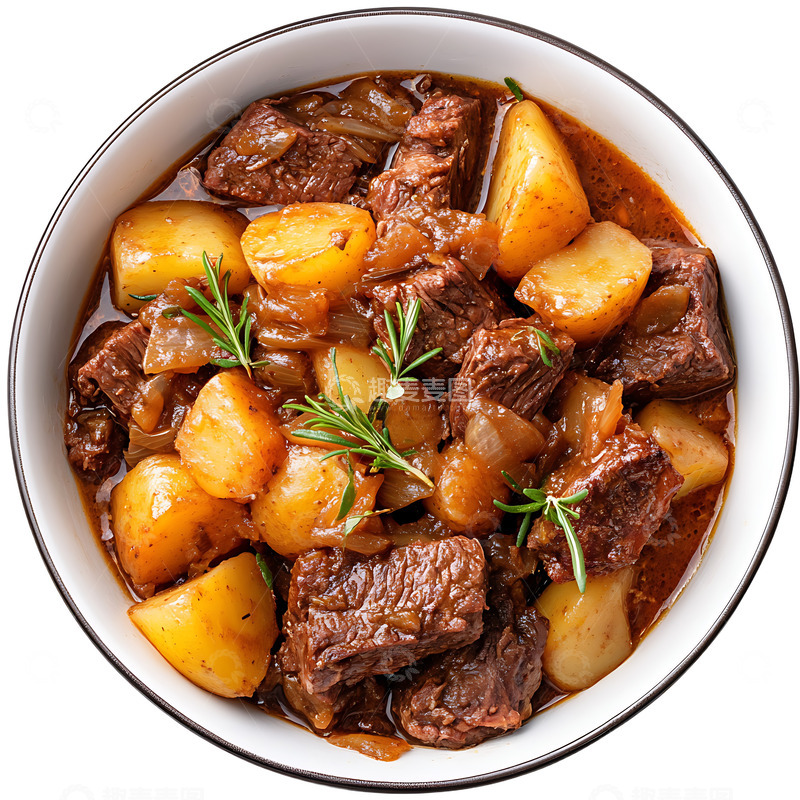 高清大图下载【趣麦麦图】土豆炖牛肉美味美食
