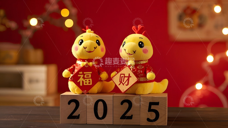 高清大图下载【趣麦麦图】2025蛇年红包与饰品
