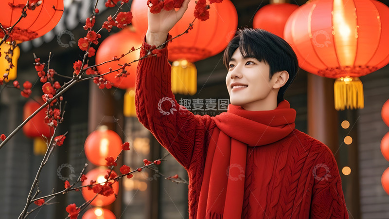 高清大图下载【趣麦麦图】春节时光的传统文化展示