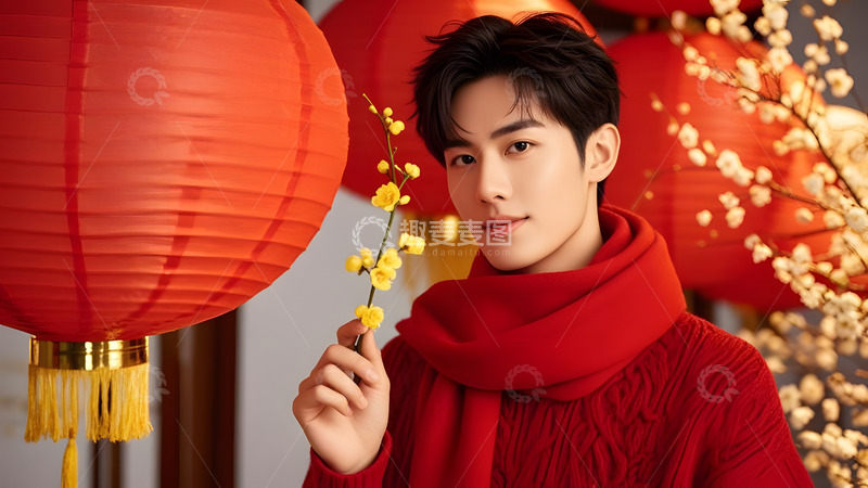 高清大图下载【趣麦麦图】春节新年欢乐庆祝活动