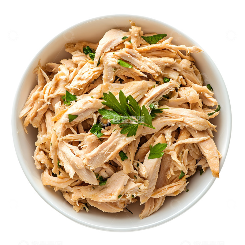 高清大图下载【趣麦麦图】凉拌鸡丝美味