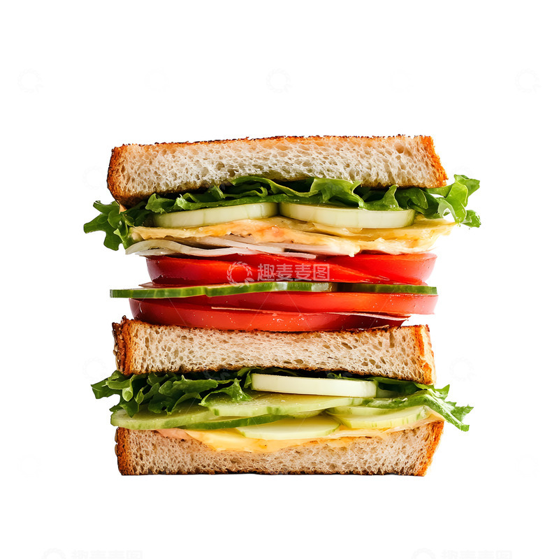高清大图下载【趣麦麦图】美味的三明治