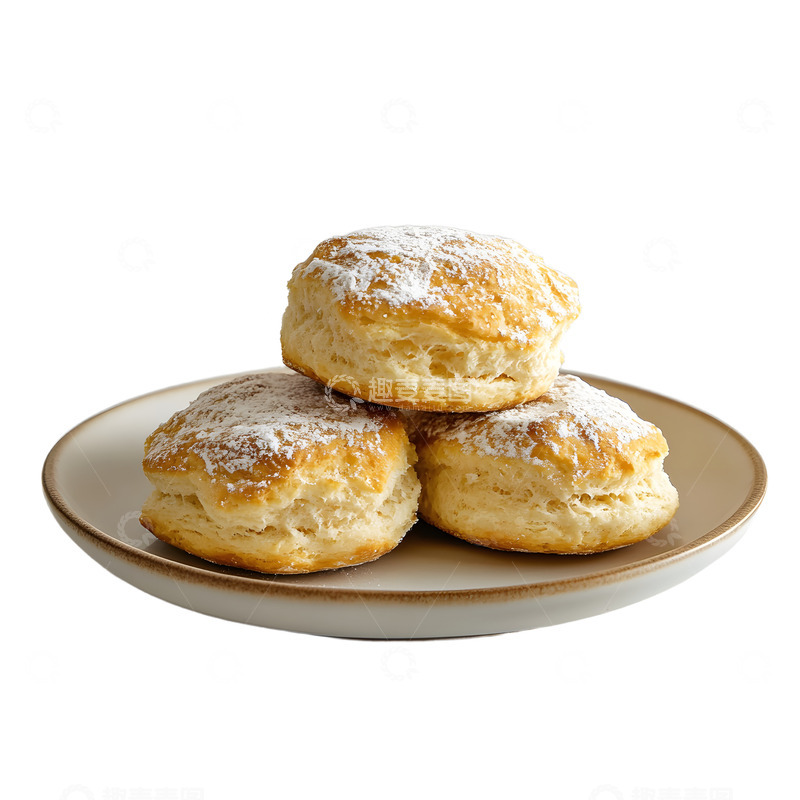 高清大图下载【趣麦麦图】美味的泡芙面包