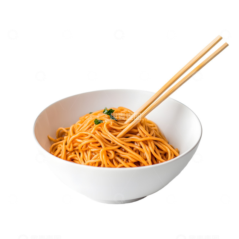 高清大图下载【趣麦麦图】一碗葱油拌面美食