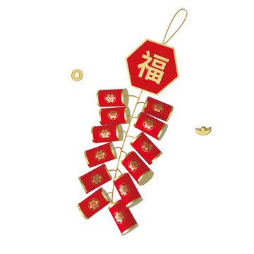 C4D喜庆节日爆竹