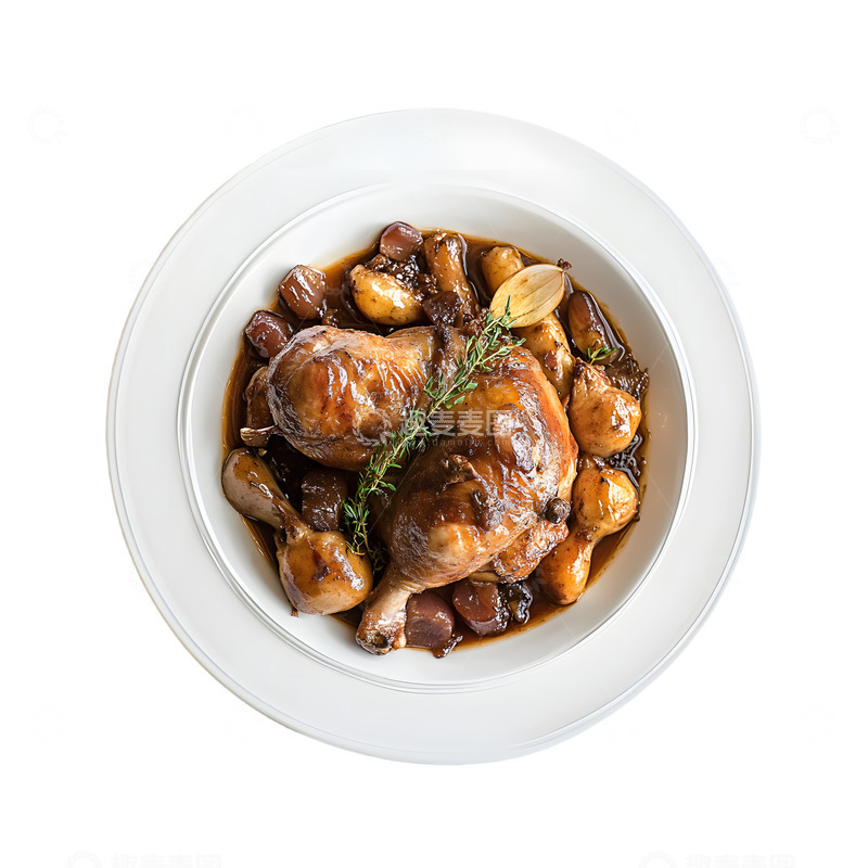 高清大图下载【趣麦麦图】板栗鸡美味美食