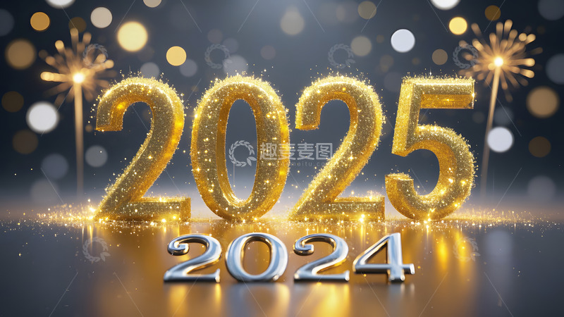 高清大图下载【趣麦麦图】2025新年烟花