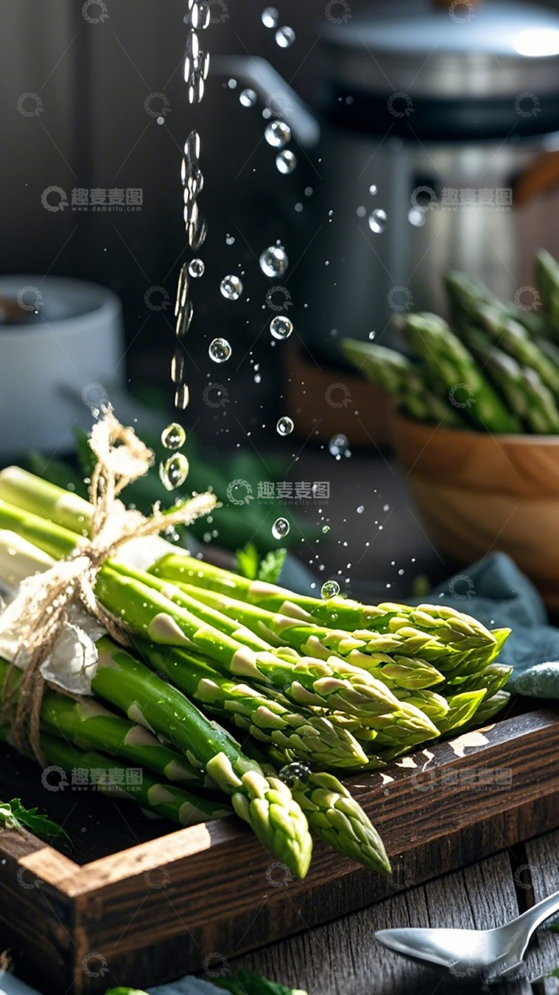 高清大图下载【趣麦麦图】清新蔬菜水珠摄影