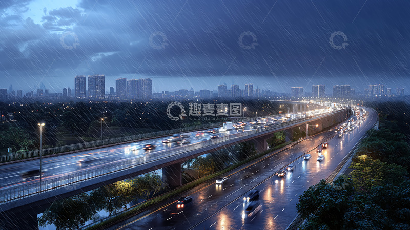 高清大图下载【趣麦麦图】交通立交桥公路