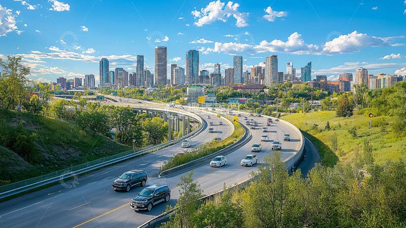 高清大图下载【趣麦麦图】公路道路交通