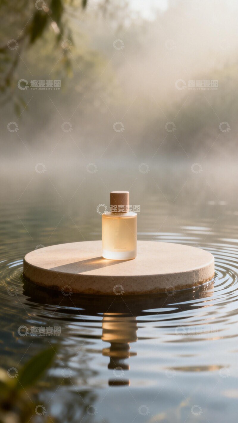 高清大图下载【趣麦麦图】宁静水面瓶景摄影