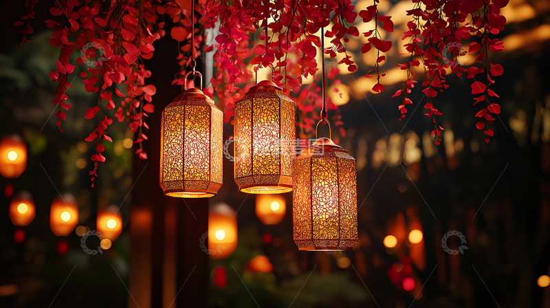高清大图下载【趣麦麦图】灯笼节日装饰