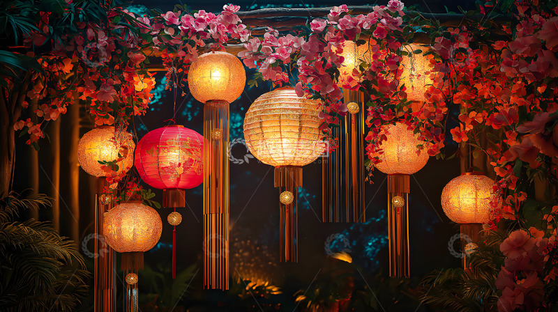 高清大图下载【趣麦麦图】节日新春装饰灯笼