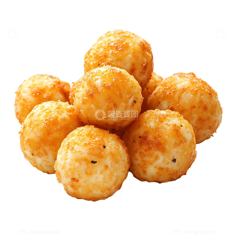 高清大图下载【趣麦麦图】美味的虾球美食零食