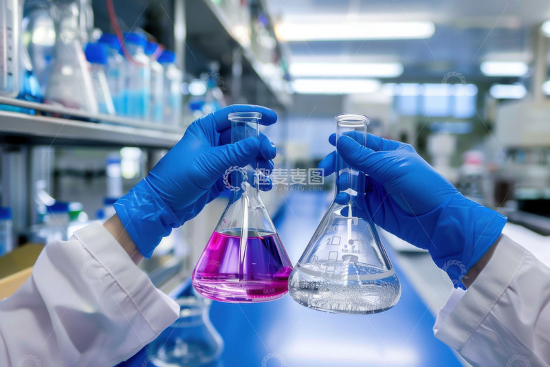 高清大图下载【趣麦麦图】拿着锥形瓶的双手