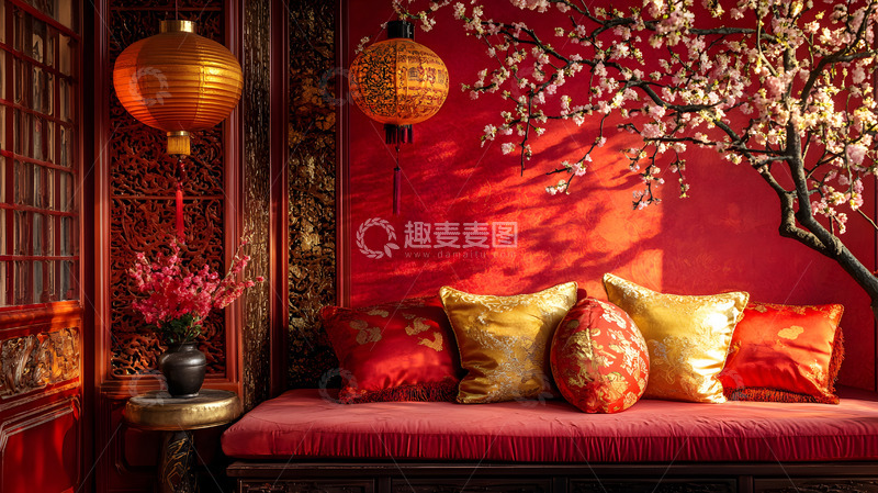 高清大图下载【趣麦麦图】新年节庆装饰