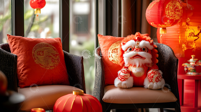 高清大图下载【趣麦麦图】红色春节装饰