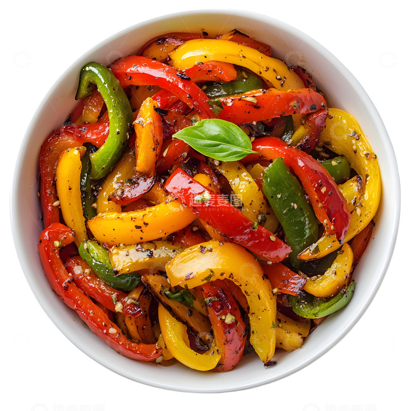 高清大图下载【趣麦麦图】美味的炒辣椒美食