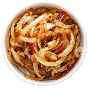 炒洋葱美食美味