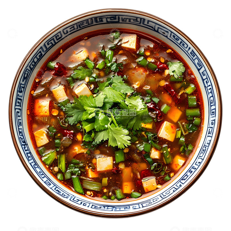 高清大图下载【趣麦麦图】酸辣汤美食美味