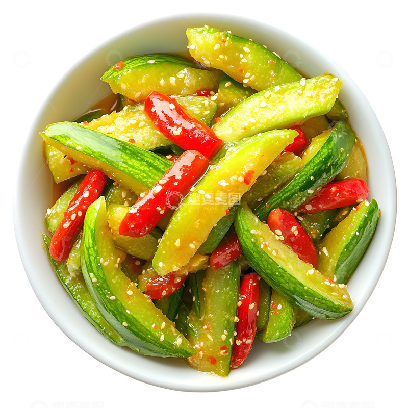 高清大图下载【趣麦麦图】炒西葫芦美食